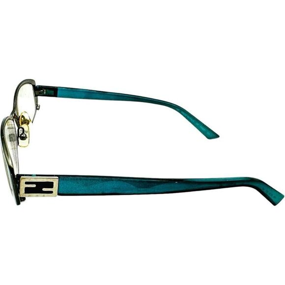 FENDI F899 027 Blue Green Aqua Teal Prescription Frames Luxury Designer Glasses - Picture 5 of 6